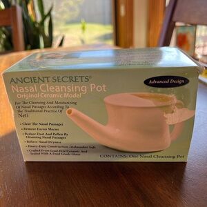 Ancient Secrets Nasal Cleansing Pot( Neti pot) , New